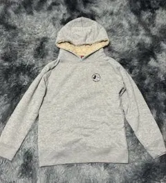 Disney ディズニー ミッキー 裏ボア フード付きパーカー Mサイズ グレー