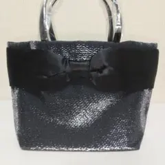 【新品】POLA リボン付きラメトートバックのサムネイル