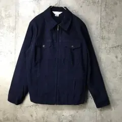 B77古着　ジャケット　紺　90s Y2K