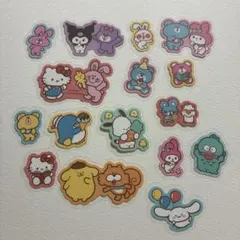 スイマー　サンリオキャラクターシール 16枚セット　シール交換