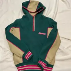 Hysterics フーディ FREE グリーン ハーフジップ 刺繍 日本製