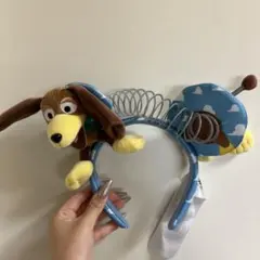 香港ディズニー　カチューシャ　スリンキー　トイストーリー
