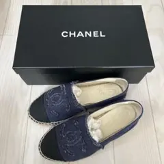 CHANEL シャネル エスパドリーユ G27627X08086 36 - メルカリ
