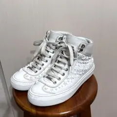 【JIMMY CHOO】スタースタッズ スニーカー ホワイト / sh134