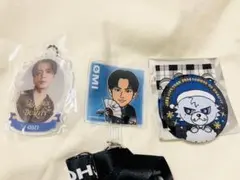 三代目 登坂広臣 クリアチャーム 刺繍缶バッジ ネックストラップ ガチャ