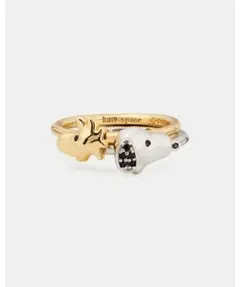 【新品未使用】kate spade スヌーピーリングセット