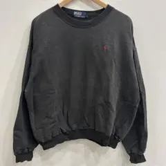【R455】 POLO RALPH LAUREN スウェット サイズL ブラック