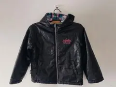 リバーシブル　アウター　130㎝　フード付き