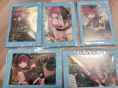 ナ*シ様 超超激レア宝鐘マリンのポストカード5点セット売り‼️