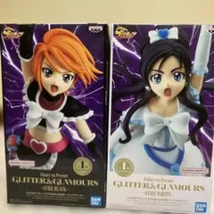 GLITTER & GLAMOURS フィギュア キュアホワイト キュアブラック