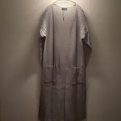 ロングカーディガン ニット