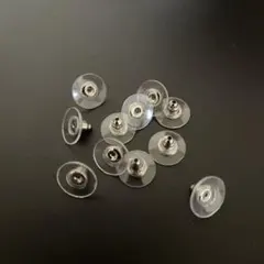 下向き 防止 キャッチのみ シルバー ピアス バッグ ピン ディスク 銀 レディ