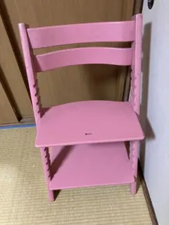 極美品】カリモク学習椅子 ハートのくり抜きが可愛いカリーシル 