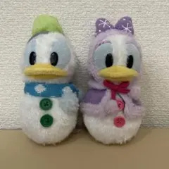 ディズニー ぬいぐるみバッジ ドナルドダック、デイジー - メルカリ
