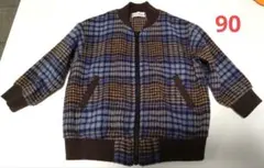 branshes チェック柄ブルゾン 95