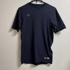 デサント　アンダーシャツ　メンズ　半袖　紺色　ネイビー　O XL