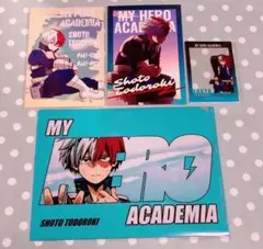 ヒロアカ　轟焦凍　ヒーロープラザ　特典　ポストカード　クリアファイル　セット