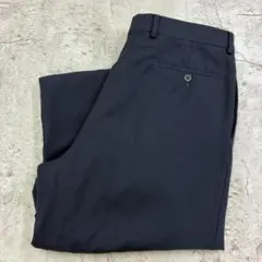 さ*ろ様 ローレンラルフローレン 2タック ワイド スラックス ネイビー 古着のサムネイル