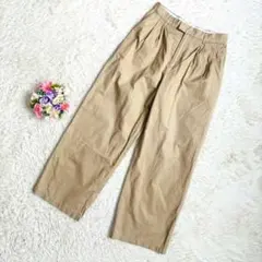 URBAN RESEARCH　コットンリネンパンツ　日本製　ベージュ　麻