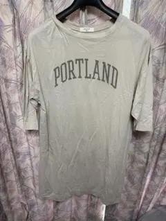 Samansa Mos2 blue PORTLAND 半袖Tシャツのサムネイル