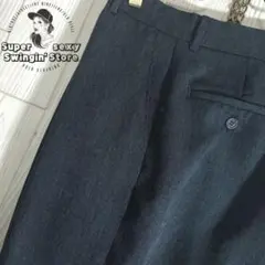 人気 リーバイス アクションスラックス W36相当 ブルー センタープレス 古着