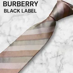 BURBERRY BLACK LABEL ストライプネクタイ