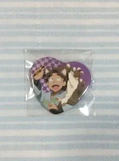 忍たま乱太郎 ナンジャタウン ハート缶バッジ 竹谷八左ヱ門