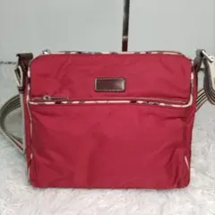 バーバリーブルーレーベル　ショルダーバッグ　ノヴァストライプ