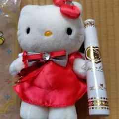 ハローキティ ぬいぐるみ 赤いドレス