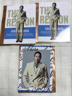 EXILE THE REASON フォトカード AKIRA 3枚セット