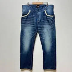 エドウィン BLUE TRIP ジーンズ ストレート 合皮 30 デニムパンツ