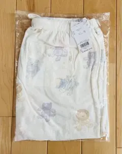 新品　ジェラートピケ　ルームウェア　ぬいぐるみ柄　ショート　パンツ　オフホワイト