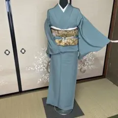 訳あり　正絹　紋付色無地　＜特価＞