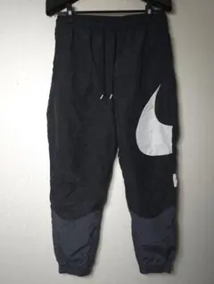 NIKE ナイキ スウッシュ ウーブンパンツ Mサイズ ブラック