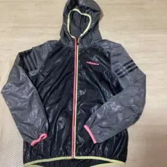 adidas ウインドウブレーカー　シャカシャカ　M ポケット2つ