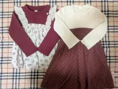 アプレレクール　80　90　女の子　長袖トップス　ワンピース　まとめ　秋　冬　春