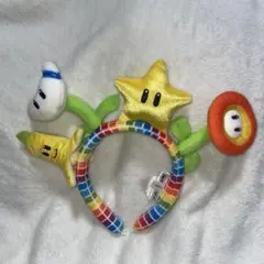 USJ マリオ カチューシャ マリオカート ユニバ レインボー スター バナナ