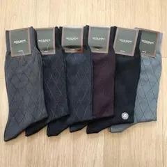 ミツミネ メンズソックス 6足セット 25~27cm 日本製