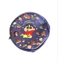 クレヨンしんちゃん 円形ポーチ