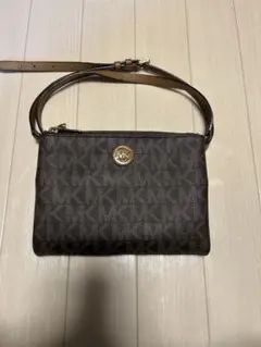 【処分前値下げ】 Michael Kors ショルダーバッグ ブラウン