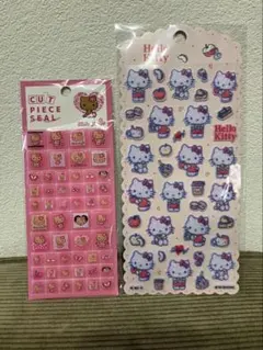 ハローキティ 日焼けキティ　サンリオ　2セット　　タイルシール フェルトシール