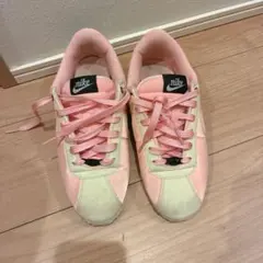 Nike スニーカー 24.5cm ピンク/クリーム