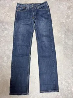 Levi's 501 ダークブルー ストレートジーンズ W32 L34