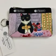 LeSportsac 猫　定期入れ　コインケース