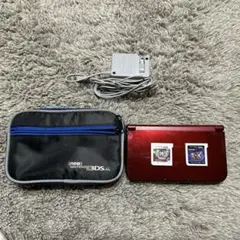 Nintendo 3DS LL レッド 本体+ゲーム４本