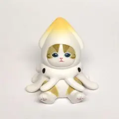 モフサンド　座るモフサンド　海のいきものにゃん　イカ