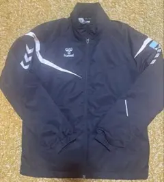 hummel ブラック ウォームアップウェア セット