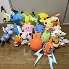 初期顔】TOMY製ピカチュウぬいぐるみ(大)他当時物90年レトロポケモン