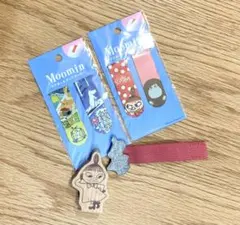 【新品未使用】ムーミングッズセット(ブックマーカー、バンド、木製ホルダー)