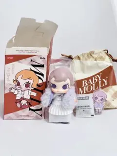 POP MART BABY MOLLY Winter Fit Check 紫